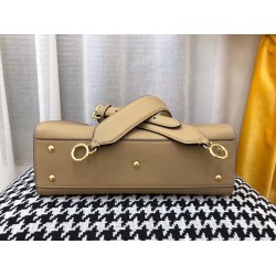 Fendi Beige Peekaboo Medium Bag With Pequin Motif FBS24026