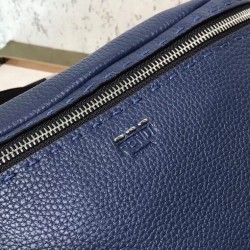 Fendi Belt Bag In Blue Romano Leather FBS24030