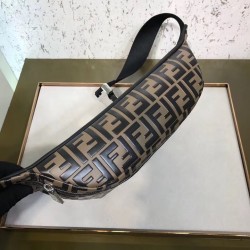 Fendi Belt Bag In Embossed FF Motif Calfskin FBS24031