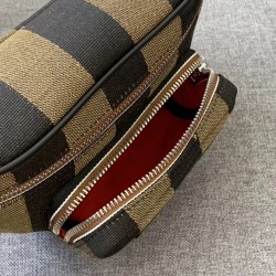 Fendi Belt Bag In Fabric With Pequin Striped Motif FBS24032