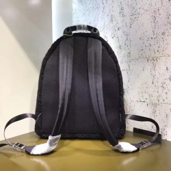 Fendi Black Large Shearling Backpack FBS24057