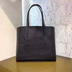 Fendi Black Leather Logo Shopper Bag FBS24059