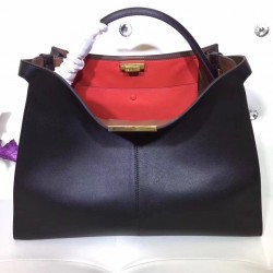 Fendi Black Peekaboo X Lite Large Bag FBS24068