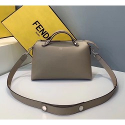 Fendi By The Way Medium Bag In Grey Calfskin FBS24097