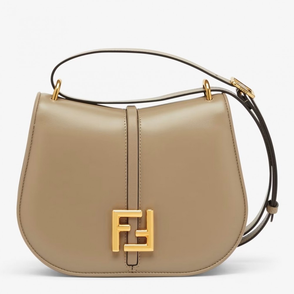 Fendi C'mon Medium Bag in Grey Calfskin FBS24105