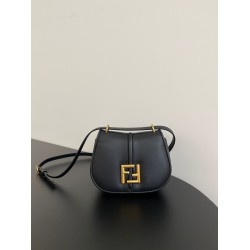 Fendi C'mon Small Bag in Black Calfskin FBS24106