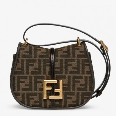 Fendi C'mon Small Bag in FF Jacquard Fabric FBS24107