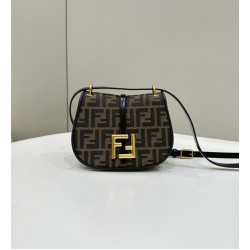 Fendi C'mon Small Bag in FF Jacquard Fabric FBS24107