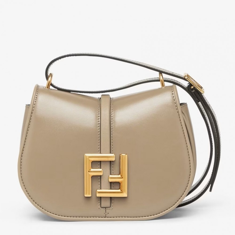 Fendi C'mon Small Bag in Grey Calfskin FBS24108