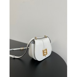 Fendi C'mon Small Bag in White Calfskin FBS24109