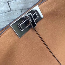 Fendi Camel Peekaboo X Lite Large Bag FBS24101