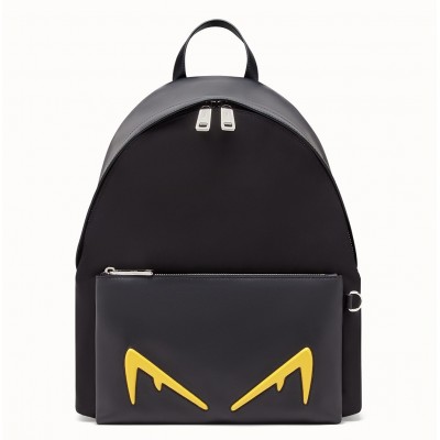 Fendi Diabolic Eyes Nylon And Leather Backpack FBS24111