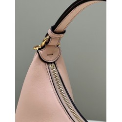 Fendi Fendigraphy Small Hobo Bag In Pink Leather FBS24121