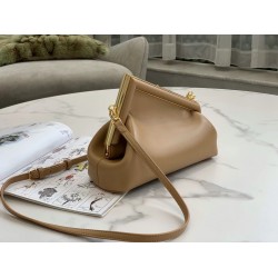 Fendi First Small Bag In Beige Nappa Leather FBS24139