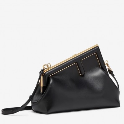 Fendi First Small Bag In Black Nappa Leather FBS24142