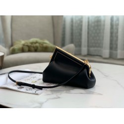 Fendi First Small Bag In Black Nappa Leather FBS24142