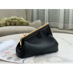 Fendi First Small Bag In Black Nappa Leather FBS24142