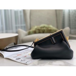 Fendi First Small Bag In Black Nappa Leather FBS24142