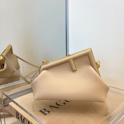 Fendi First Small Bag In Pale Pink Nappa Leather FBS24151