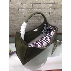 Fendi Green Peekaboo X Lite Large Bag FBS24157