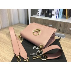 Fendi Kan I F Shoulder Bag In Pink Calfskin FBS24165