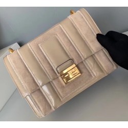 Fendi Kan U Bag In Beige Leather and Suede FBS24169