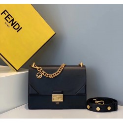 Fendi Kan U Bag In Black Calfskin FBS24170