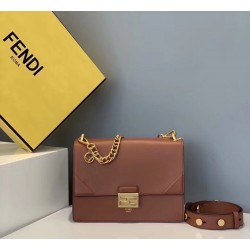 Fendi Kan U Bag In Brick Red Calfskin FBS24173