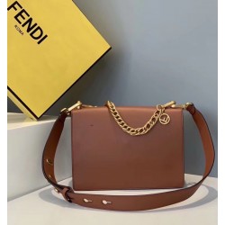 Fendi Kan U Bag In Brick Red Calfskin FBS24173