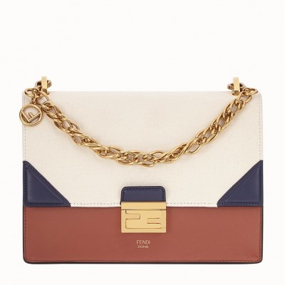 Fendi Kan U Bag In Canvas And Calfskin FBS24174