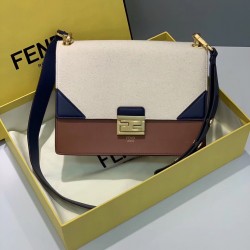 Fendi Kan U Bag In Canvas And Calfskin FBS24174