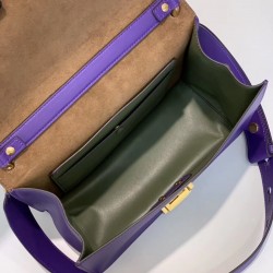 Fendi Kan U Bag In Purple Calfskin FBS24177