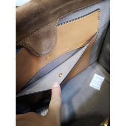 Fendi Large Flip Tote Bag In Brown Calfskin FBS24196