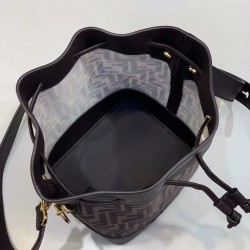 Fendi Mon Tresor Small Bucket Bag In Tech Mesh FBS24258