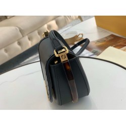 Fendi Moonlight Saddle Bag In Black Calfskin FBS24259