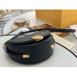 Fendi Moonlight Saddle Bag In Black Calfskin FBS24259