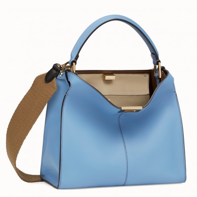 Fendi Pale Blue Peekaboo X Lite Regular Bag FBS24273