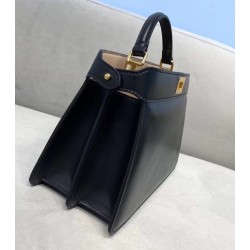 Fendi Peekaboo ISeeU East-West Bag In Black Nappa FBS24270