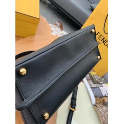 Fendi Peekaboo ISeeU Medium Bag In Black Leather FBS24280