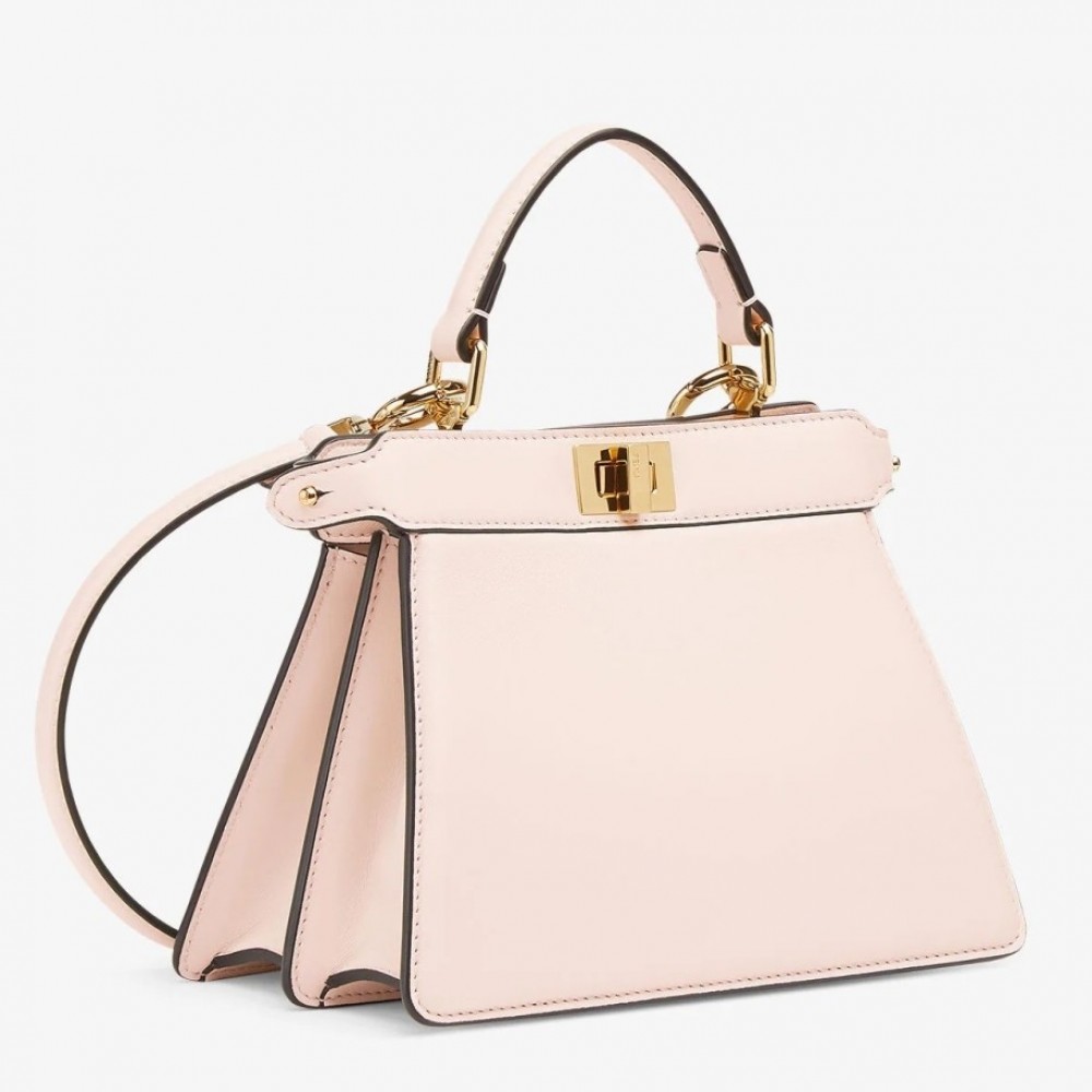 Fendi Peekaboo ISeeU Petite Bag In Pink Nappa Leather FBS24285