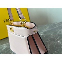 Fendi Peekaboo ISeeU Petite Bag In Pink Nappa Leather FBS24285