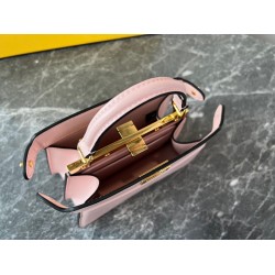 Fendi Peekaboo ISeeU Petite Bag In Pink Nappa Leather FBS24285