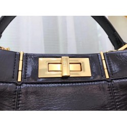 Fendi Peekaboo Medium Bag In Black Lambskin FBS24292