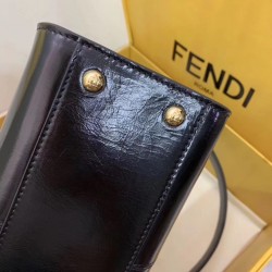 Fendi Peekaboo Medium Bag In Black Lambskin FBS24292