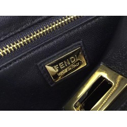 Fendi Peekaboo Mini Bag In Black Nappa Leather FBS24297