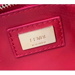 Fendi Peekaboo Mini Bag In Red Patent Calfskin FBS24305