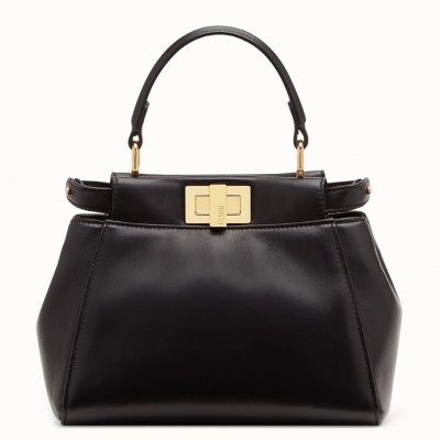 Fendi Peekaboo XS Bag In Black Nappa Leather FBS24319