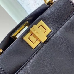 Fendi Peekaboo XS Bag In Black Nappa Leather FBS24319