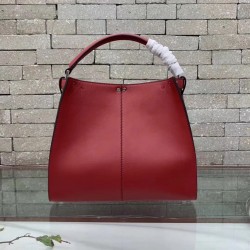 Fendi Red Peekaboo X Lite Regular Bag FBS24342