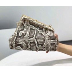 Fendi Small First Bag In Natural Python Leather FBS24364